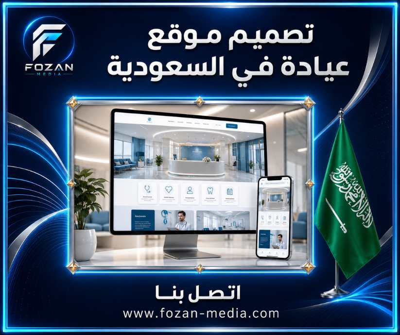 تصميم موقع عيادة في السعودية