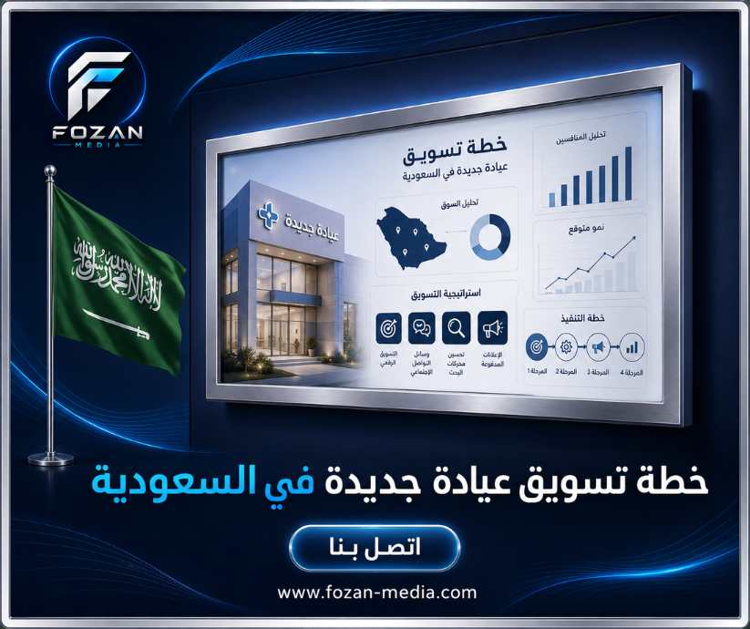 خطة تسويق عيادة جديدة في السعودية