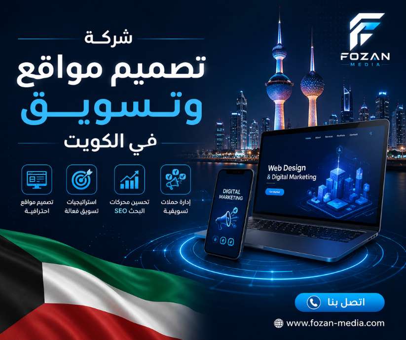 شركة تصميم مواقع وتسويق في الكويت 