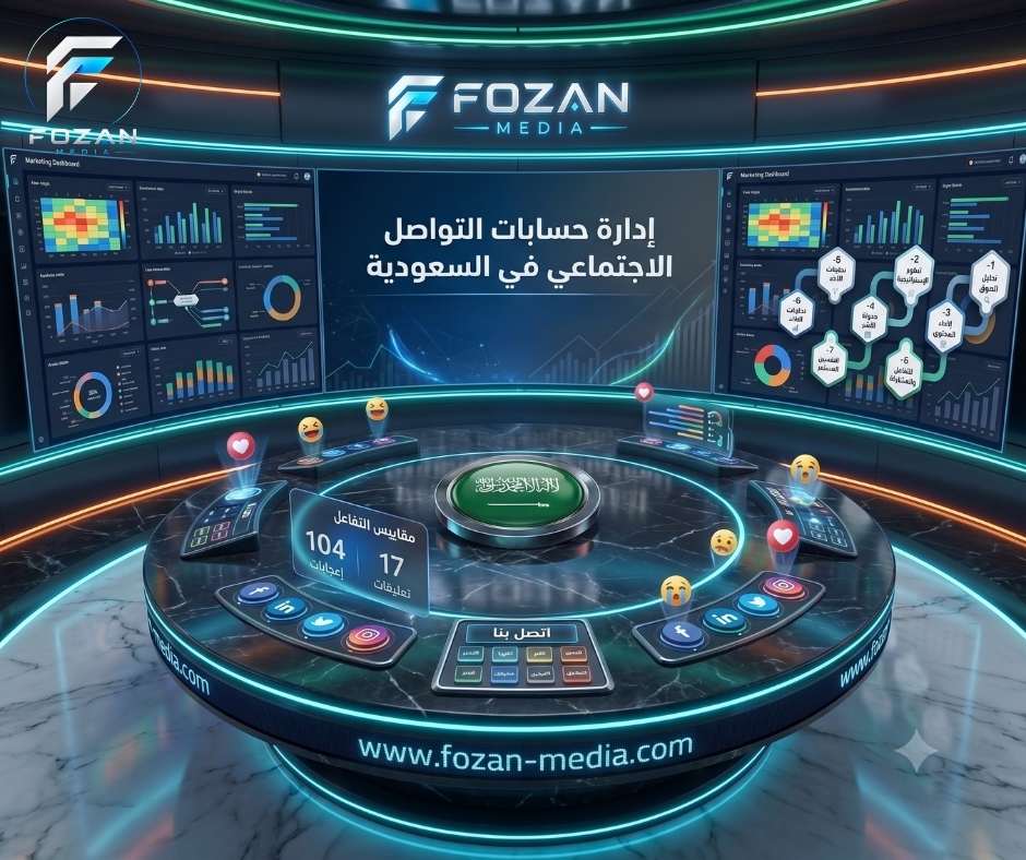 إدارة حسابات التواصل الاجتماعي في السعودية