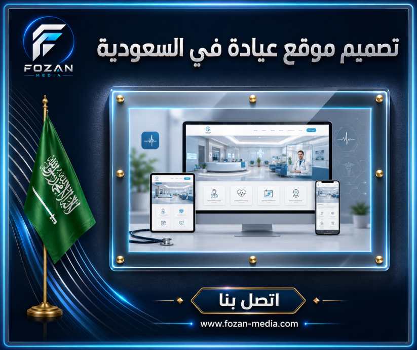 تصميم موقع عيادة في السعودية